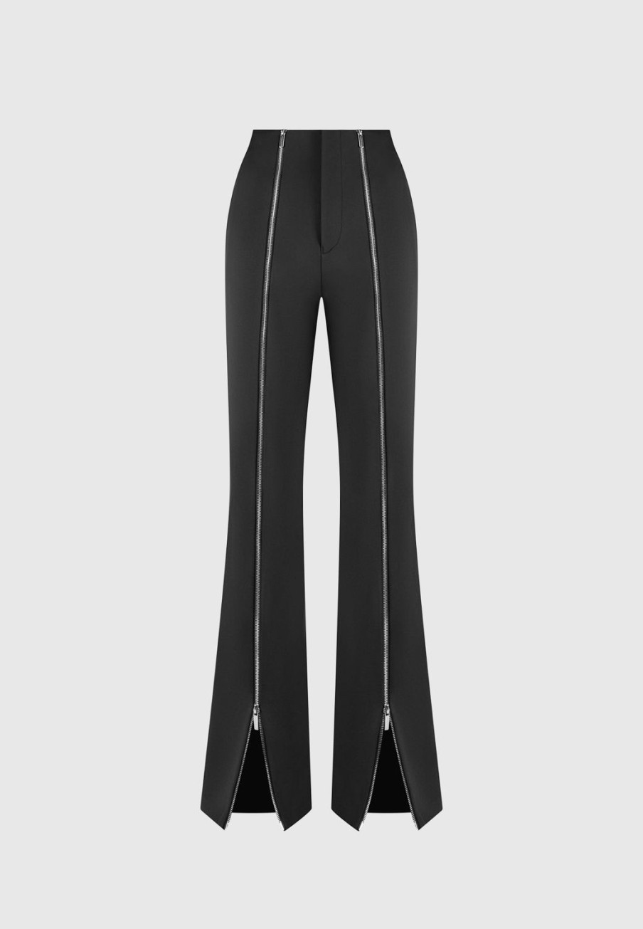 Maniere De Voir Zip Neoprene Trousers | Matching Sets