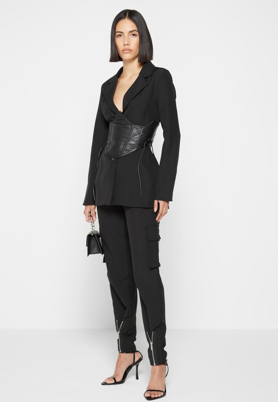 Maniere De Voir Trousers With Zip Detail | Matching Sets