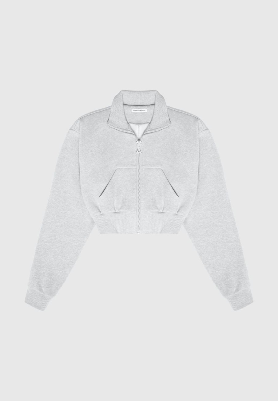 Maniere De Voir Zip Through Jersey Track Jacket | Tracksuits